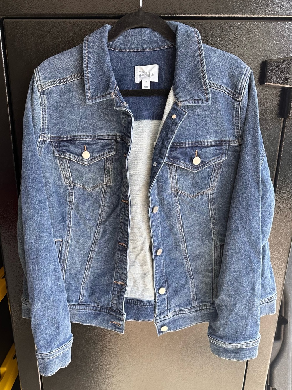 Market & Spruce Medium Blue Denim Jacket - Women